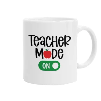 Teacher mode ON, Κούπα, κεραμική, 330ml