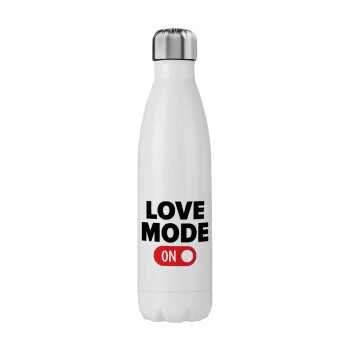 LOVE MODE ON, Stainless steel, double-walled, 750ml