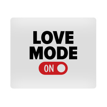 LOVE MODE ON, Mousepad ορθογώνιο 23x19cm