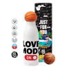 Bascetball Metal mug thermos, double wall, 550ml