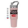 Pink color, 890ml (30oz) stainless Steel Tumbler with Handle