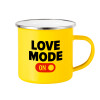 Yellow Enamel Metallic Cup 360ml