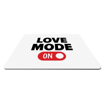 LOVE MODE ON, Mousepad rect 27x19cm