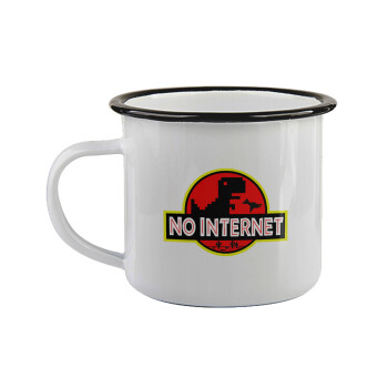 No internet, Κούπα εμαγιέ με μαύρο χείλος 360ml