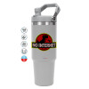GREY color, 890ml (30oz) stainless Steel Tumbler with Handle