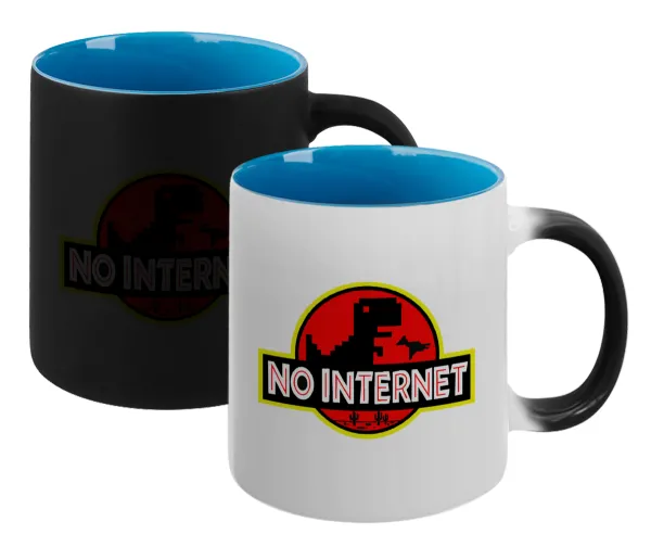 No internet — Μαγική εσωτερικό μπλε