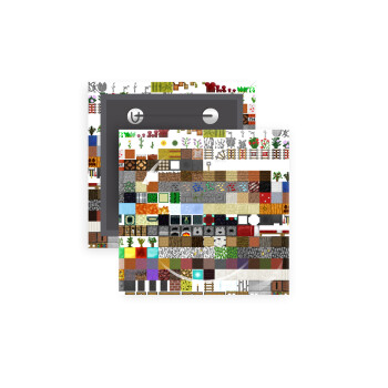 Minecraft blocks, Κονκάρδα παραμάνα τετράγωνη 5x5cm