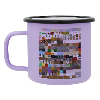Minecraft blocks, Κούπα Μεταλλική εμαγιέ ΜΑΤ Light Pastel Purple 360ml