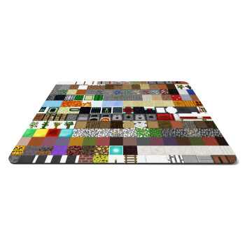 Minecraft blocks, Mousepad ορθογώνιο 27x19cm