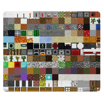 Minecraft blocks, Mousepad rect 23x19cm