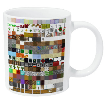 Minecraft blocks, Κούπα Giga, κεραμική, 590ml