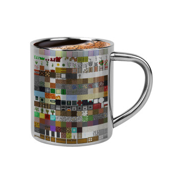 Minecraft blocks, Κουπάκι μεταλλικό διπλού τοιχώματος για espresso (220ml)