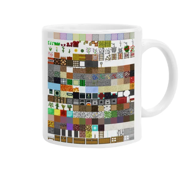 Minecraft blocks — Κούπα, κεραμική, 330ml