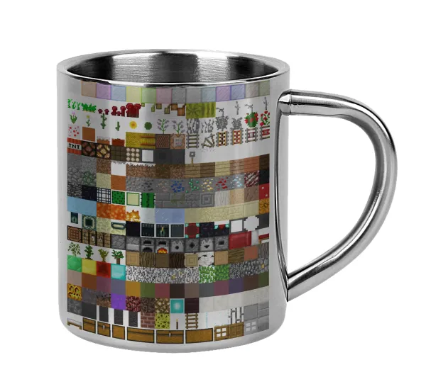 Minecraft blocks — Mug Stainless steel double wall 300ml
