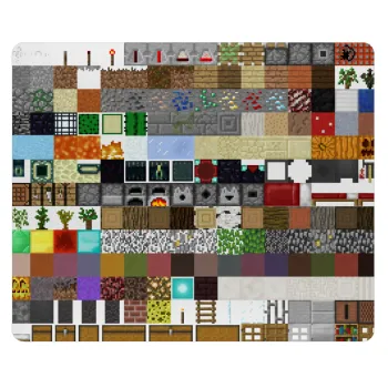 Minecraft blocks, Mousepad rect 23x19cm
