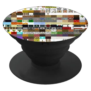 Minecraft blocks, Phone Holders Stand  Μαύρο Βάση Στήριξης Κινητού στο Χέρι