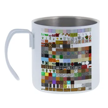 Minecraft blocks — Κούπα Ανοξείδωτη διπλού τοιχώματος 400ml