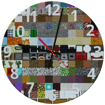 Minecraft blocks, Ρολόι τοίχου γυάλινο (30cm)