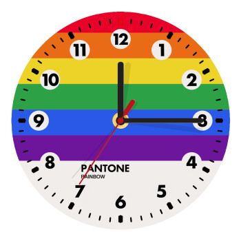 Pantone Rainbow, Ρολόι τοίχου ξύλινο (20cm)