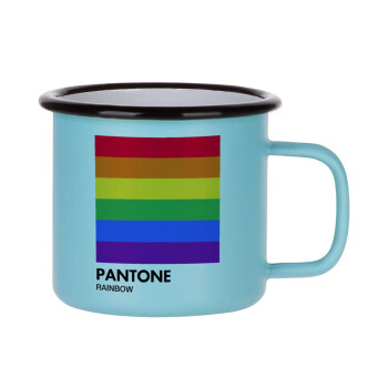 Pantone Rainbow, Κούπα Μεταλλική εμαγιέ ΜΑΤ σιέλ 360ml