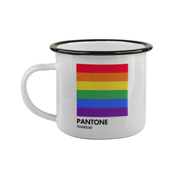 Pantone Rainbow, Κούπα εμαγιέ με μαύρο χείλος 360ml