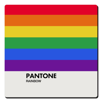 Pantone Rainbow, Τετράγωνο μαγνητάκι ξύλινο 6x6cm