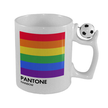 Pantone Rainbow, Κούπα με μπάλα ποδασφαίρου , 330ml
