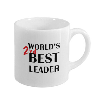 World's 2nd Best leader , Κουπάκι κεραμικό, για espresso 150ml