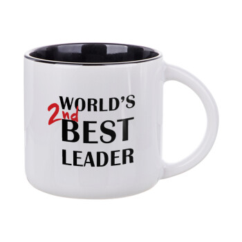 World's 2nd Best leader , Κούπα κεραμική 400ml