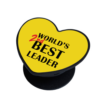 World's 2nd Best leader , Phone Holders Stand  καρδιά Μαύρο Βάση Στήριξης Κινητού στο Χέρι