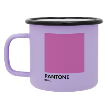 PANTONE Pink C, Κούπα Μεταλλική εμαγιέ ΜΑΤ Light Pastel Purple 360ml