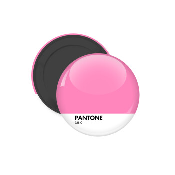 PANTONE Pink C, Μαγνητάκι ψυγείου στρογγυλό διάστασης 5cm