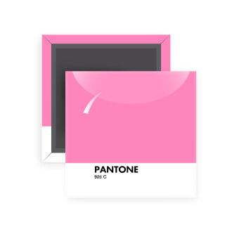PANTONE Pink C, Μαγνητάκι ψυγείου τετράγωνο διάστασης 5x5cm