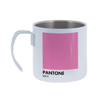PANTONE Pink C, Mug Stainless steel double wall 400ml