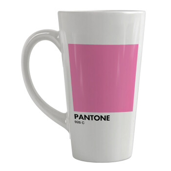 PANTONE Pink C, Κούπα κωνική Latte Μεγάλη, κεραμική, 450ml