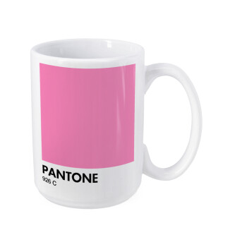 PANTONE Pink C, Κούπα Mega, κεραμική, 450ml