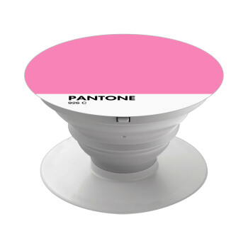 PANTONE Pink C, Phone Holders Stand  White Hand-held Mobile Phone Holder