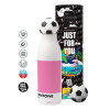 Soccer Metal mug thermos, double wall, 550ml