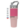 Pink color, 890ml (30oz) stainless Steel Tumbler with Handle