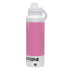 1L Stainless Steel Thermal Bottle with Phone Holder & Double Wall Insulation