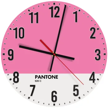PANTONE Pink C, Ρολόι τοίχου ξύλινο (30cm)