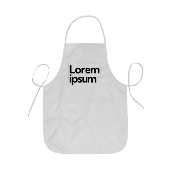 Lorem ipsum, Ποδιά Σεφ ολόσωμη κοντή  Παιδική (44x62cm)