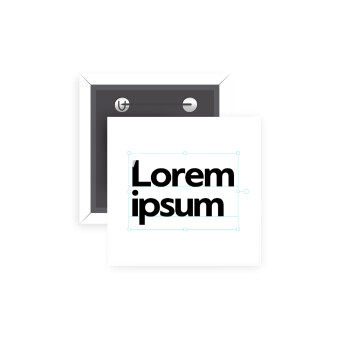 Lorem ipsum, Κονκάρδα παραμάνα τετράγωνη 5x5cm