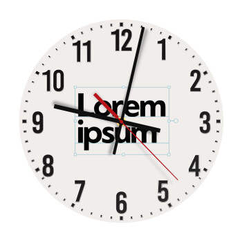 Lorem ipsum, Ρολόι τοίχου ξύλινο (30cm)