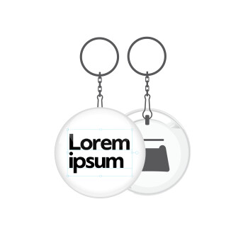 Lorem ipsum, Μπρελόκ μεταλλικό 5cm με ανοιχτήρι