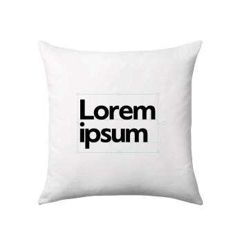 Lorem ipsum, Μαξιλάρι καναπέ 40x40cm περιέχεται το  γέμισμα