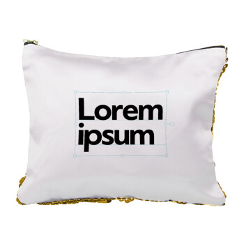 Lorem ipsum, Τσαντάκι νεσεσέρ με πούλιες (Sequin) Χρυσό