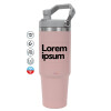 Pink color, 890ml (30oz) stainless Steel Tumbler with Handle