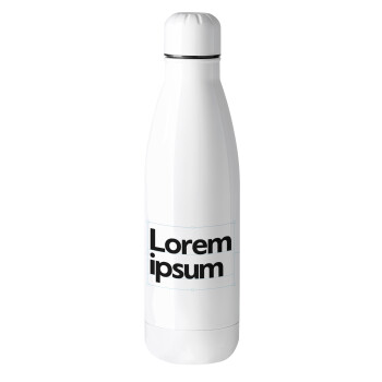 Lorem ipsum, Μεταλλικό παγούρι θερμός (Stainless steel), 500ml