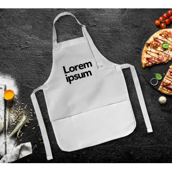 Lorem ipsum, Ποδιά Σεφ Ολόσωμη Παιδική (με ρυθμιστικά και 2 τσέπες)